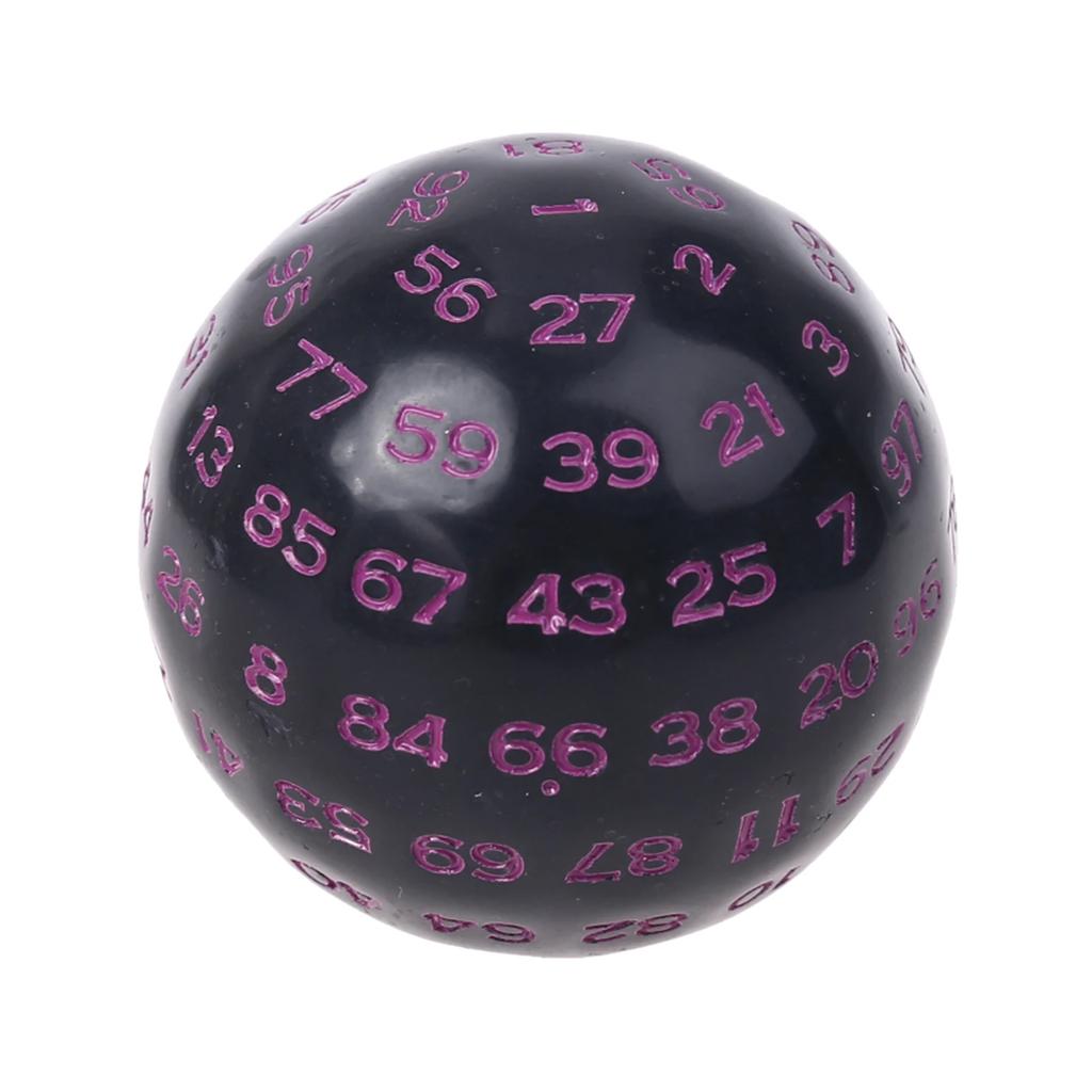 100 seitige Acryl Würfel D100 Würfel Für Tisch Bord Rolle Spielen Spiel Bar Club Tabletop Spiel Spielen Brettspiel Zubehör