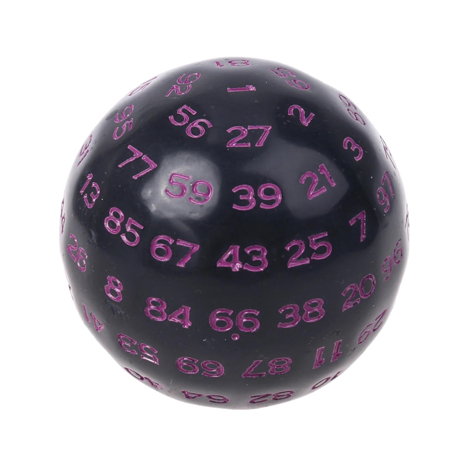 

100 гранных акриловых кубиков D100 для настольной ролевой игры в баре, клубе, настольной игре, аксессуарах для настольных игр