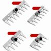 Stainless Steel Gardening Uprooting Weeding Rake Detachable Handle Weed Removal Device for Farm Lawn and Garden Tools