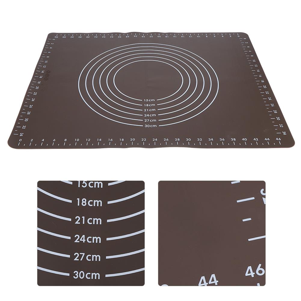 NonStick Silicone Baking Mat High Temperature Resistance Dough Flour Kneading Rolling Pad Kitchen Tools