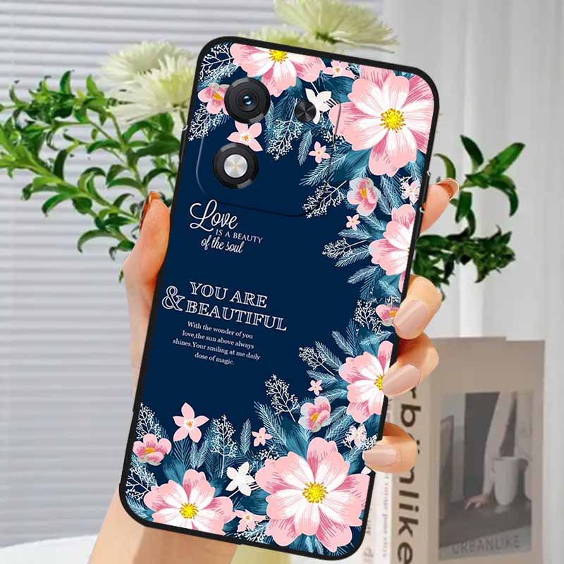Case For Honor X70i Case ABR-AN00 Fashion Animal Protective Silicone Back Cover Case For Honor X70i Shockproof TPU Capa ABR-AN00 Honor X70i 5G