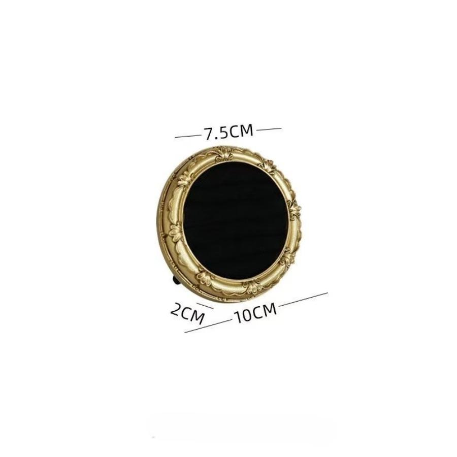 1PC Gold Frame Velvet Jewelry Display Tray Ring Earring Holder Wedding Gift Home Storage Elegant Anti-scratch Velvet Lining