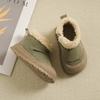 Winter Girls' Non-slip Soft-soled Snow Boots Warm Cotton Shoes Children's Thickened Fleece-lined Cotton Boots