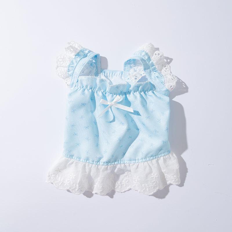 

Весенне-летняя юбка в стиле принцессы для собак с бантом, платье для кошек, тонкая дышащая летняя одежда для домашних животных XXL бонди синий