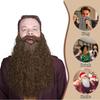 Halloween Party Fake Beard,Funny Fake Mustache Beard for Cosplay Supplies,Costume Party Realistic False Facials Hair