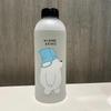 Korean Style Large Capacity Straw Water Bottle - Cute, Portable, for Women, Men, and Students
