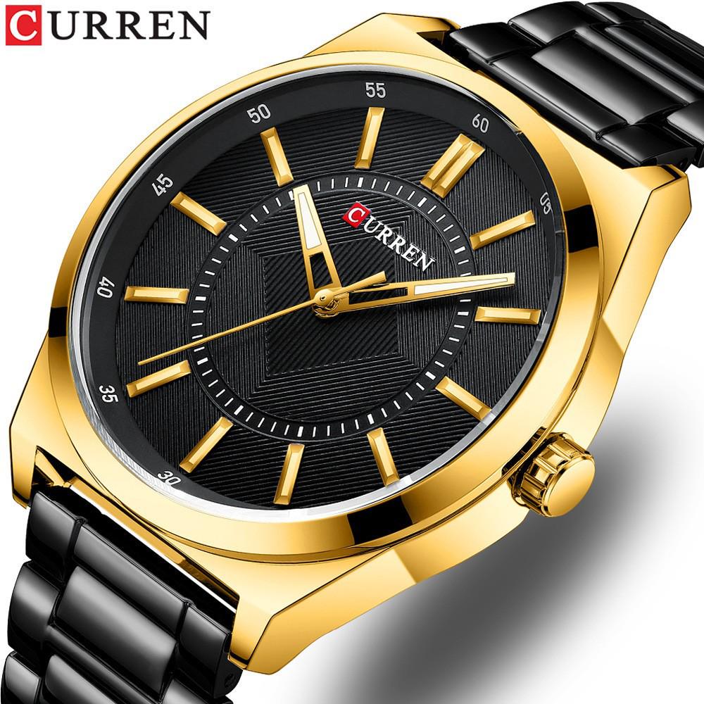 Curren 8407 Men's Quartz Business Watch with Steel Band
