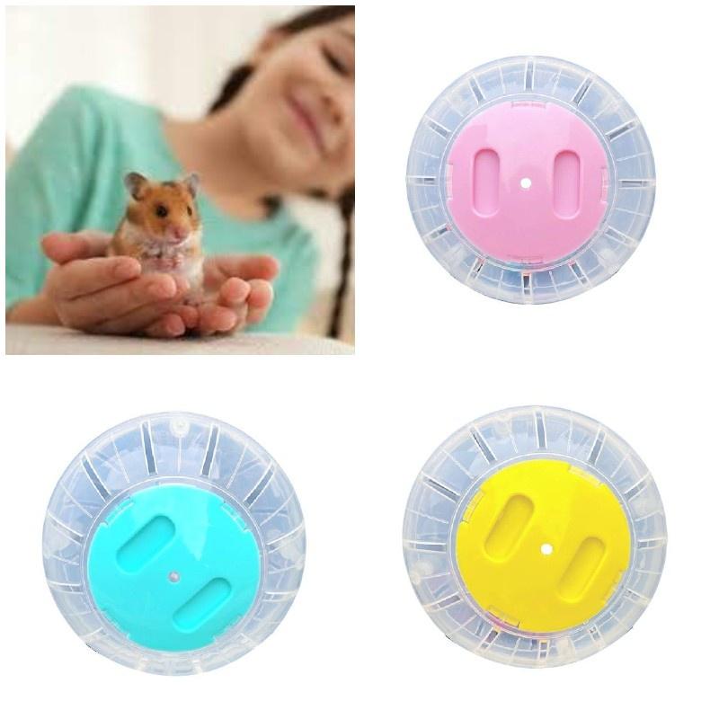 Giocattolo Fitness Colorato per Criceti Sfera Trasparente in Plastica per Roditori per Correre ed Esercizio