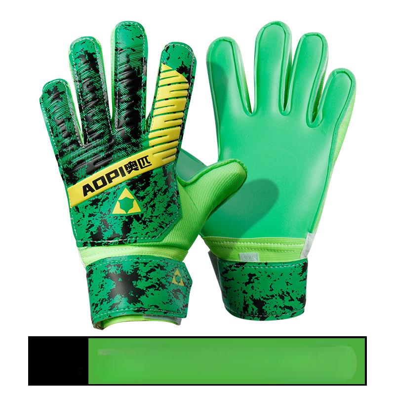 Professional Latex Football Gloves Soccer Ball Goalkeeper Gloves Kids Adults Thickened Football Goalie Fingers Protection Gloves