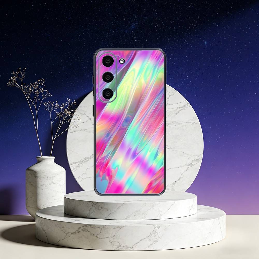 Laser Style Phone Case For Samsung Galaxy A73,A72,A71,A70,A53,A52,A51,Others Soft Black Cover