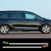 2 Stück Autoaufkleber Racing Sport Vinyl-Aufkleber Auto Seitenleisten-Aufkleber Auto Dekoration Zubehör für Van SUV Wohnmobil Wohnwagen LKW