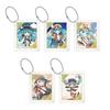 Vocaloid Hatsune Miku  Trading Acrylic Keychains 1box  5pcs 