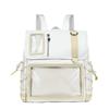 Schoolbag Japanese New Ins Schoolbag Transparent Pain Bag Student Two-dimensional Bar Large-capacity Backpack Fashionable Backpack Female