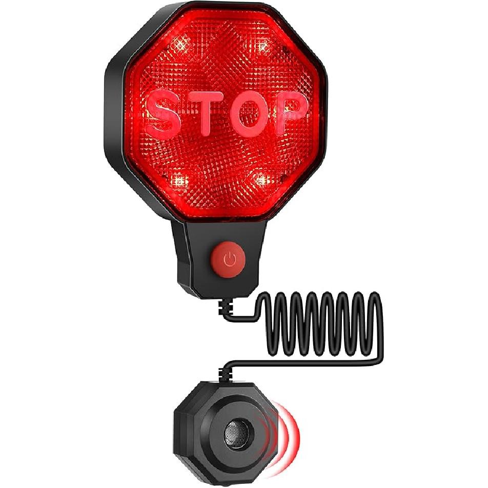 Adjustable Garage Parking Sensor Aid With LED Indicators, Parking Assist Sensor With Dual Power Options, Swivel Connector (Black)
