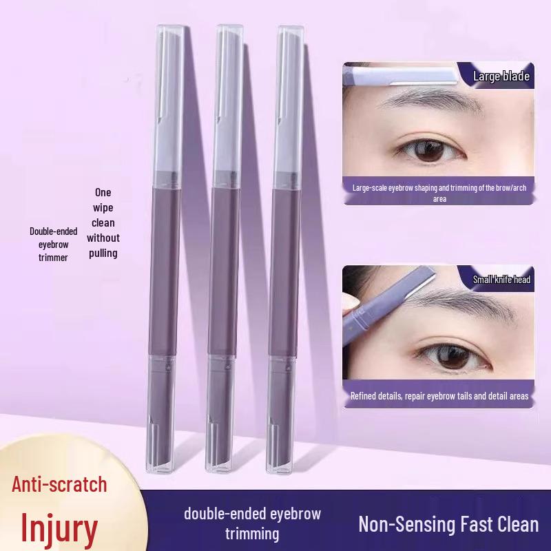 

Waterproof Double-Ended Micro Eyebrow Trimmer for Women: Safe and Efficient