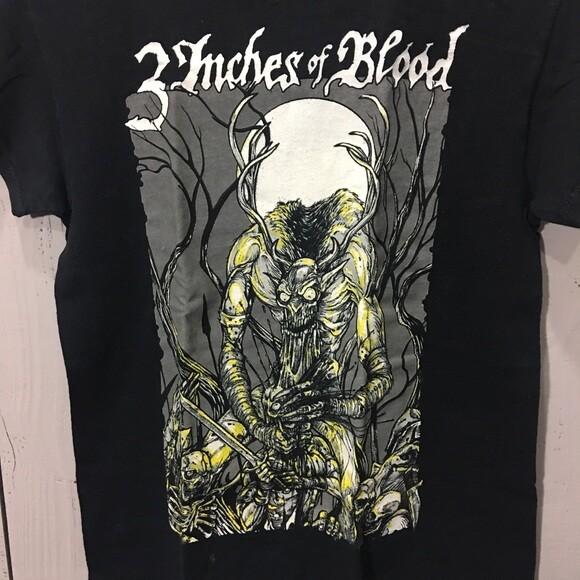 HOT 3 inches of blood T-shirt heavy metal band t-shirt gift for fan Unisex T-Shirt S