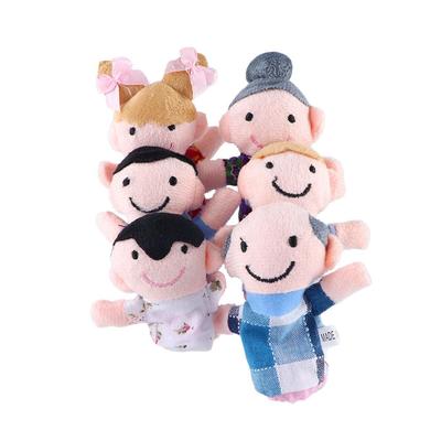 Cute Parent-child Toys  Gifts Cartoon  Boys Girls Toys  Toys Family Finger Puppets Set Finger  Hand Puppet