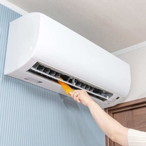 Azuma Industries Klimaanlagen-Spaltreiniger, waschbar und wiederverwendbar, mit austauschbarem Mopp, entfernt Schimmel und Staub von Klimaanlagengittern und Lamellen