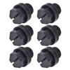 10PCS Drain Plug Fine Workmanship Simple Operation Rubber Material Small Volume 1/4in Swimming Pool