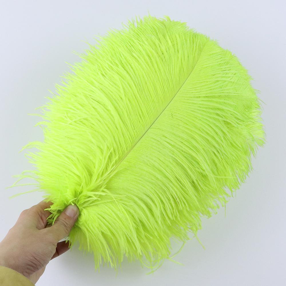 Piume di Struzzo Grandi 15-40 cm 10 Pezzi Piume Decorative Naturali Per Matrimoni Allestimenti Floreali Costume di Carnevale Cappello Decorazione
