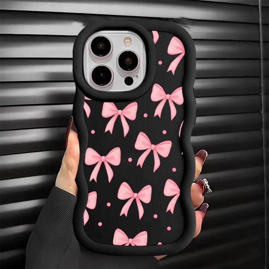 Rosa Schleife Mode Hülle für Xiaomi Redmi 12C A1+ A2 Plus 14C 9T 10C 10A A3 A5 13C 9C Weiche Handyhülle
