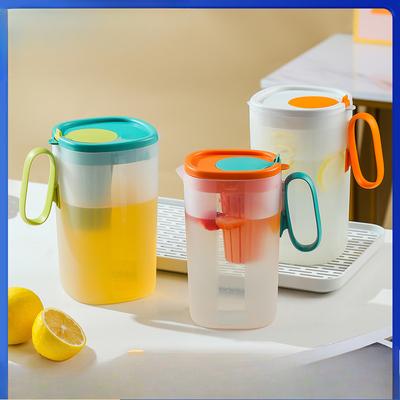 Plastic Large-capacity Cold Water Kettle with Filter High-temperature Resistant Juice Pot Cold Water Kettle Cup