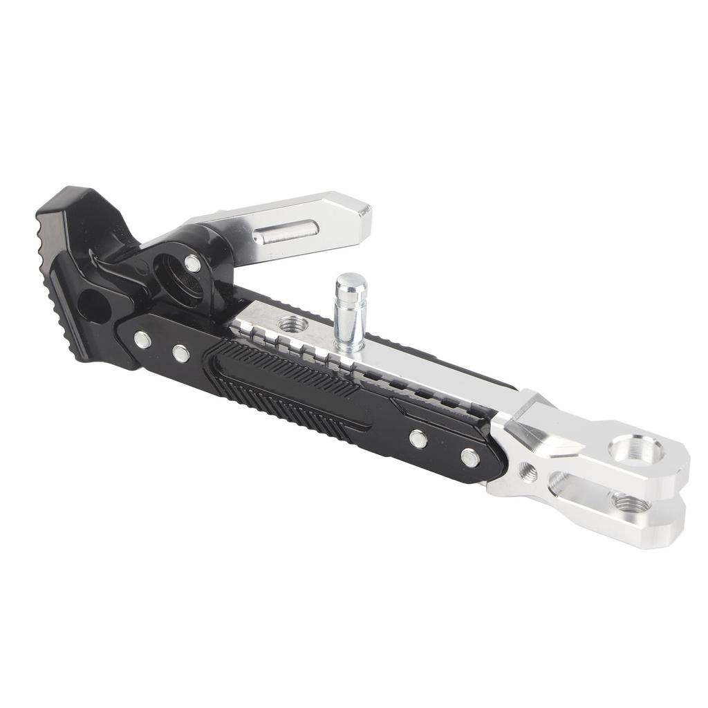 Universal Adjustable Foot Side Support Stand for NMAX 155 20152016 NMAX 125 Silver