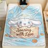 1PC Cinnamoroll Print Flannel Blanket, High Quality All Seasons, Home Decor, Warmth and Comfort, Perfect for Christmas Gifts