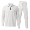 2023 Men's European and American Fashion POLO Shirt and Sports Set