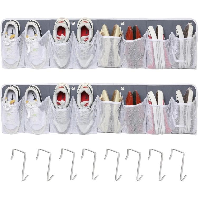 Oszczędzająca miejsce torba do przechowywania do pokoi w akademiku Torby wiszące z haczykami Organizer na buty