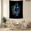 Jack Skellington'S Spooky Adventure Tapestry Background Cloth Wallmounted Wall Decoration Soft Background Wall Hanging Cloth