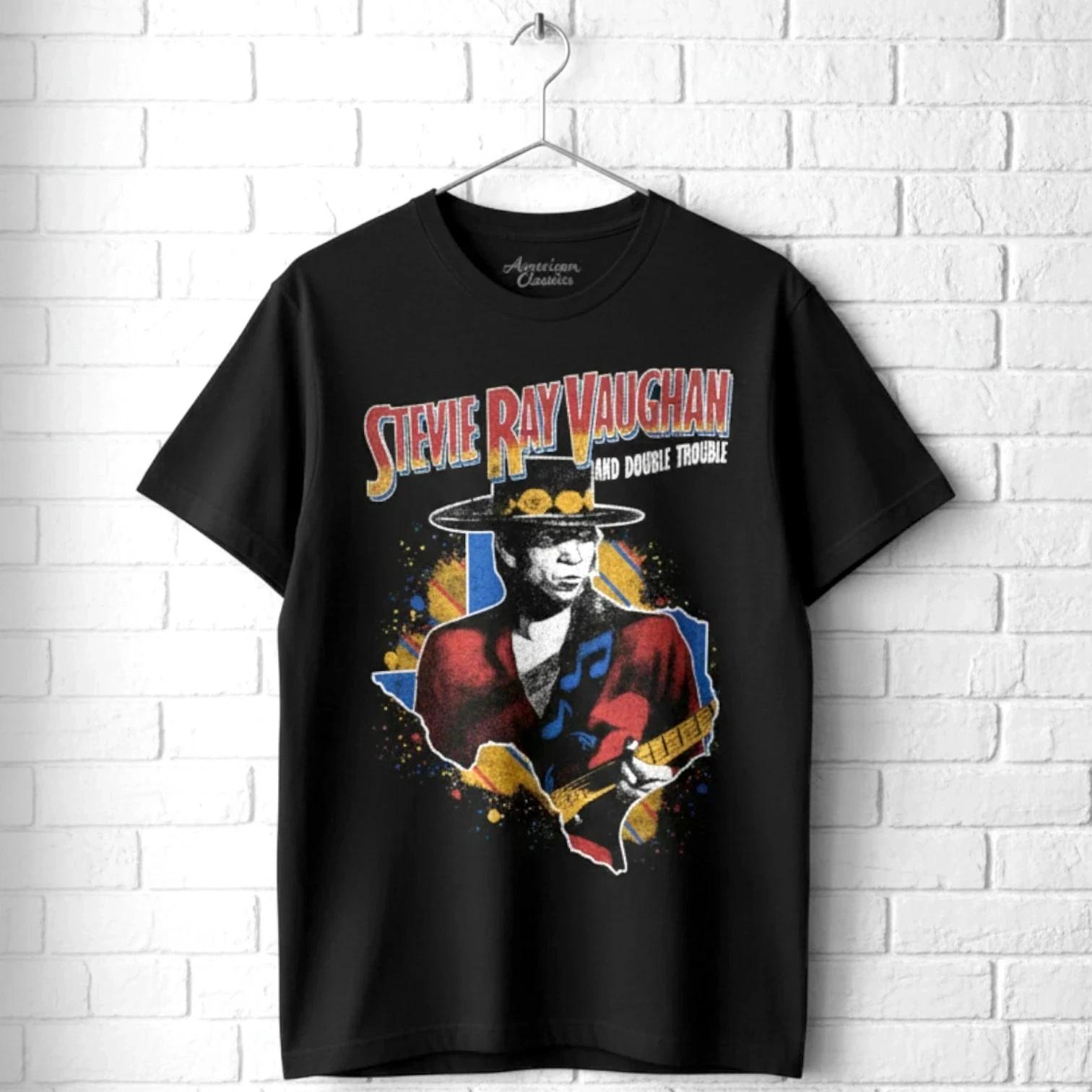 Stevie Ray Vaughan Texan T Shirt Double Trouble XL