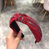 Fabric headband female Yiwu headdress jewelry autumn and winter feeling wide edge versatile high skull top headband hairpin