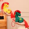Handmade Hanging Pony Doll PP Cotton Zodiac Pony Figurine Plush Horse Keychain  Backpack Pendant