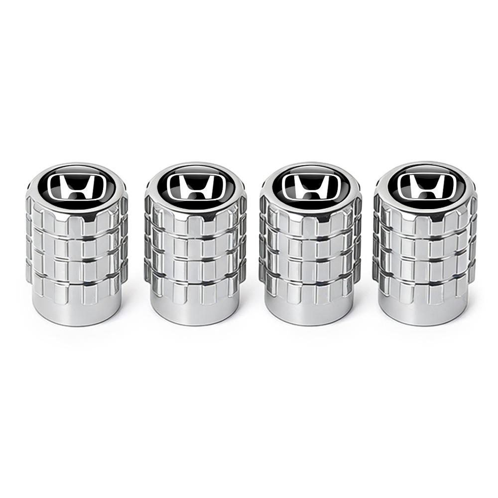 4Pcs Car Wheel Tire Valve Cap Stem Cover Auto Accessories For Honda Civic FIT Accord Prelude CRV 5th City CRZ CRX Jazz HRV Pilot