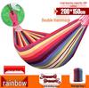Thickened Canvas Camping Hammock: Anti-Roll, Single/Double Swing Chair for Outdoor Use