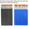 50/55/100/105/110/160pcs Nylon Brush Acrylic Detail Painting Thin Hook Line Pen Professional Paint Brush Kit Art Supplies
