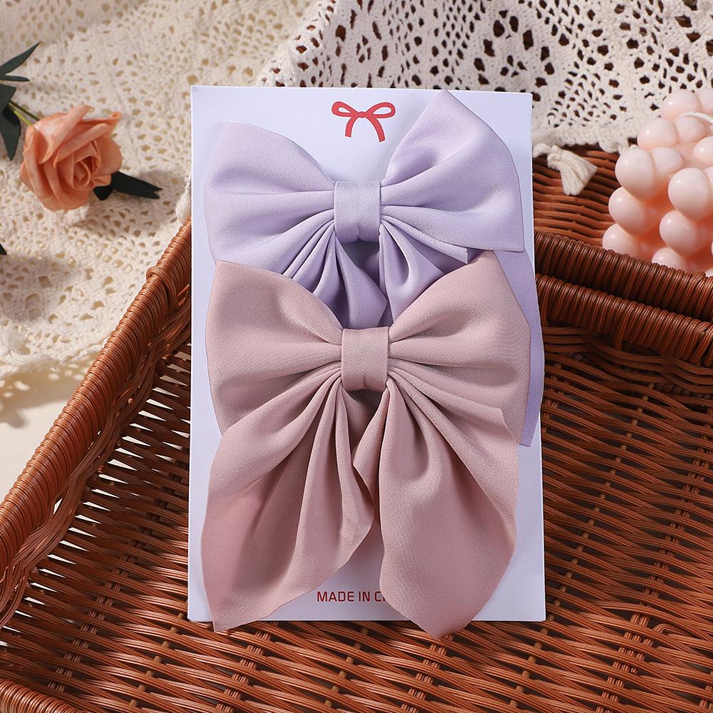 RAINBOW BOWS 2PCS/Lot Grosgrain Ribbon Hair Bows Boutique Hair Clip for Girls Hairgrips New Headwear Kids Hair Accessories Gift