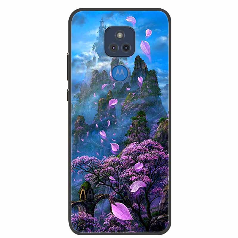 For Moto E7 Plus Case Bumper Silicone TPU Soft Phone Cover For Motorola Moto E7 Plus Case Cartoon Funda E 7 Plus E7Plus Coque