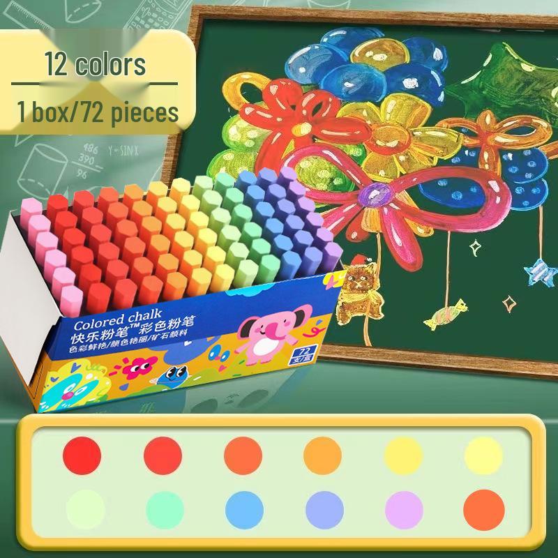 Vibrant Chalkboard Art Chalk: Micro-Dust for Kids, Teachers, & Home Use