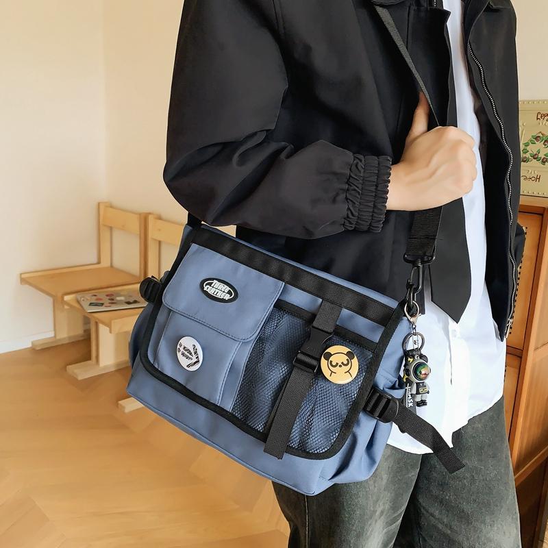 Multifunksjonell skulderveske for menn med stor kapasitet Crossbody-veske for kvinner Messenger Bag