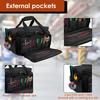 Tool Bag Nylon Hand Tool Storage Bag Multi Pocket Tool Organizer Bag with Padded Handle Large Opening Electrician Tool Tote Bag