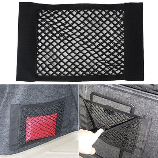 Car Auto Back Rear Trunk Seat Elastic String Net Mesh Storage Bag Pocket Cage