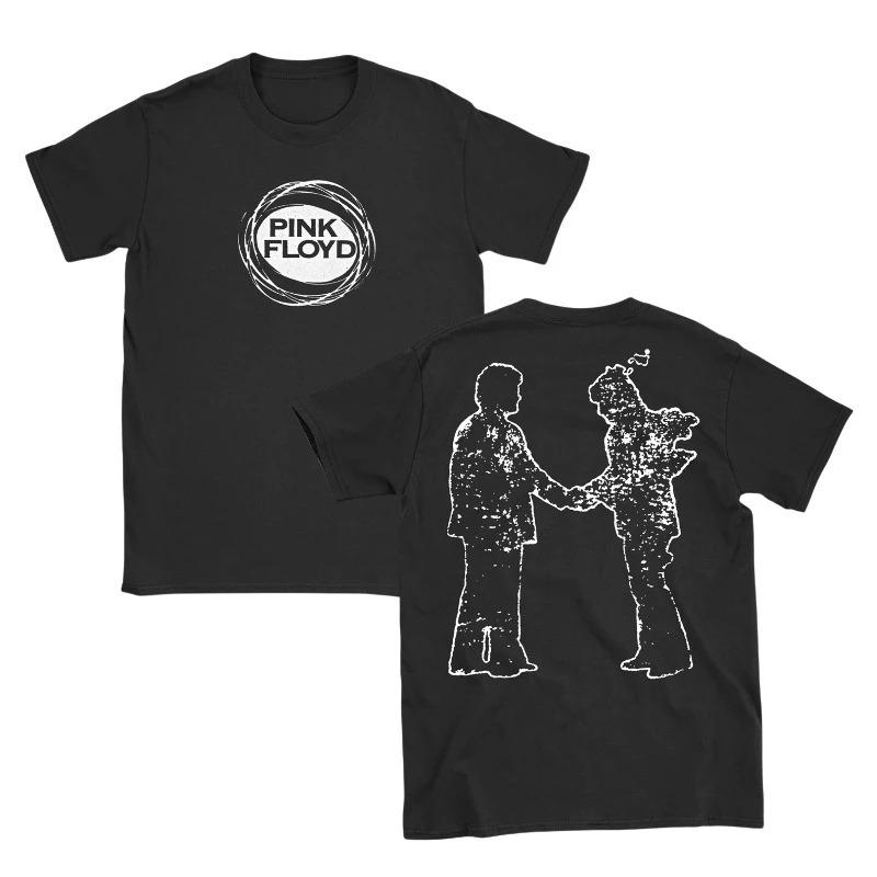 Pink Floyd YK Psychedelisches Album Grafik T-Shirt Unisex HipHop Streetwear Reine Baumwolle Sommer Kurzarm T-Shirts