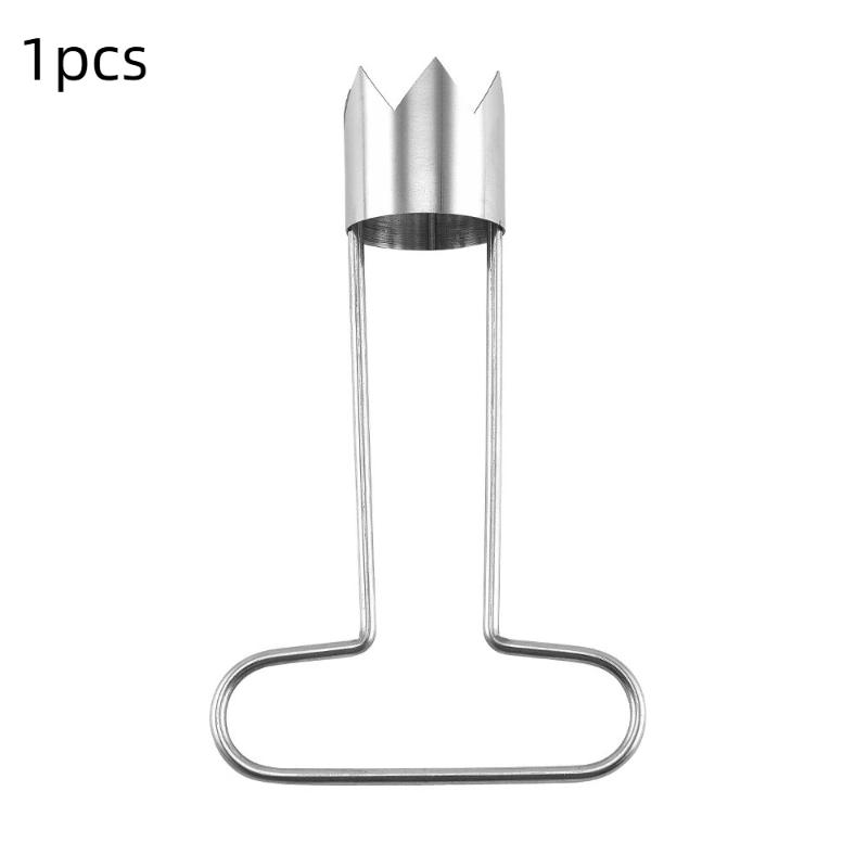 1/2Pcs Kitchen Tools T-Shaped Stainless Steel Corer Fruit Pitter For Olive Date Peach Kitchen Accessories
