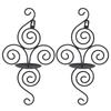 European Style Wrought Iron Candle Holder - Creative Wall Hanging Candle Holder For Wedding Home Decoration