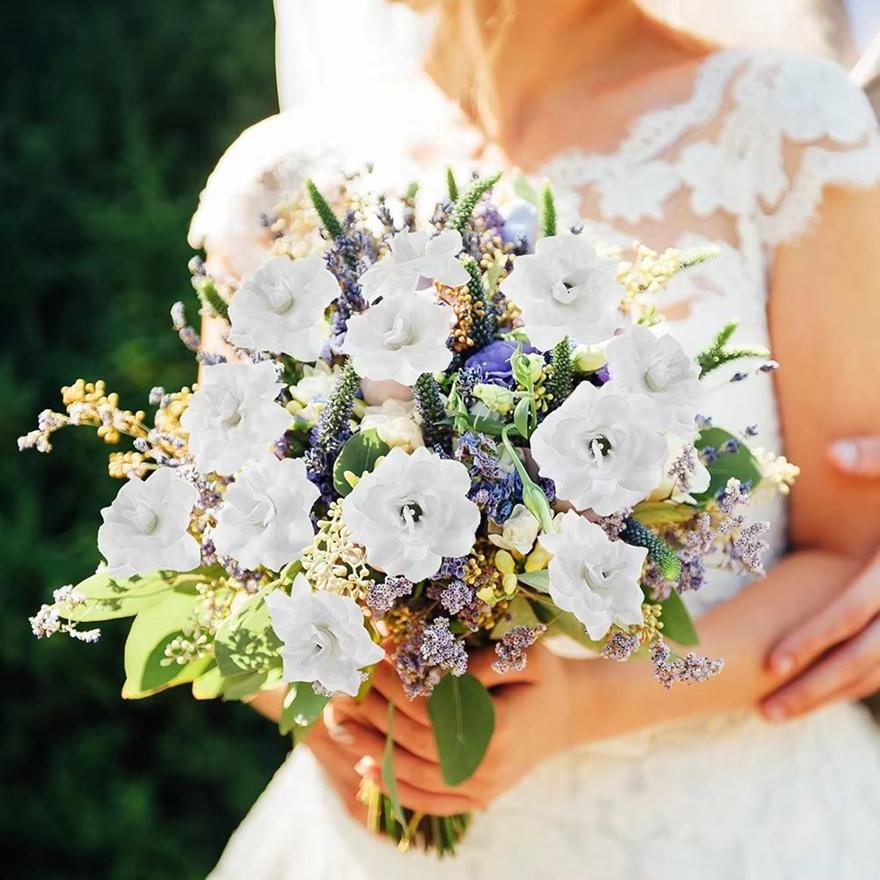 

Cheap Artificial Flower Silk Rose Christmas Wedding Bride Bouquet Car Room Decor DIY Gift Box Wreath Home Outdoor Garden Holiday 5pcs бордовий