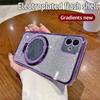 For Samsung A04 Luxury Electroplated Glitter Mirror Phone Case For Samsung Galaxy A04S Shockproof Magnetic Stand Cover A04E Case