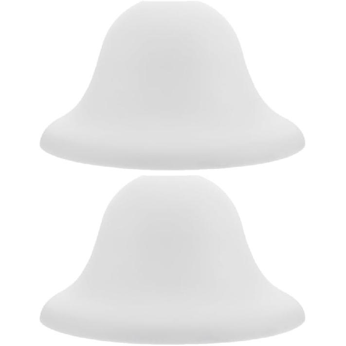 Lamp Shades for Floor Lamps : 2Pcs Plastic Round Mushroom Lampshade Pendant Light Shade for Home Decoration, 7.47X7.47X3.93in (White)