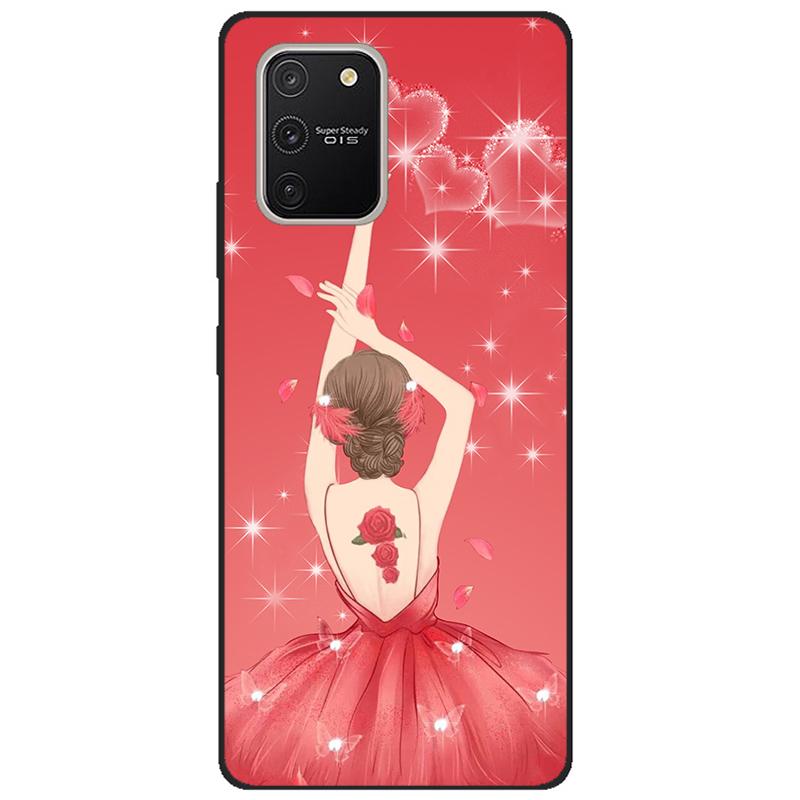 For Samsung Galaxy S10 Lite Case G770F Silicone Black Soft Back Cover for Samsung S10 Lite Case 2020 TPU S10Lite Cover S 10 Lite